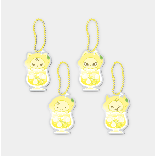[aespa MAKE IT LEMONADE] RANDOM MINI ACRYLIC SHAKER KEYRING